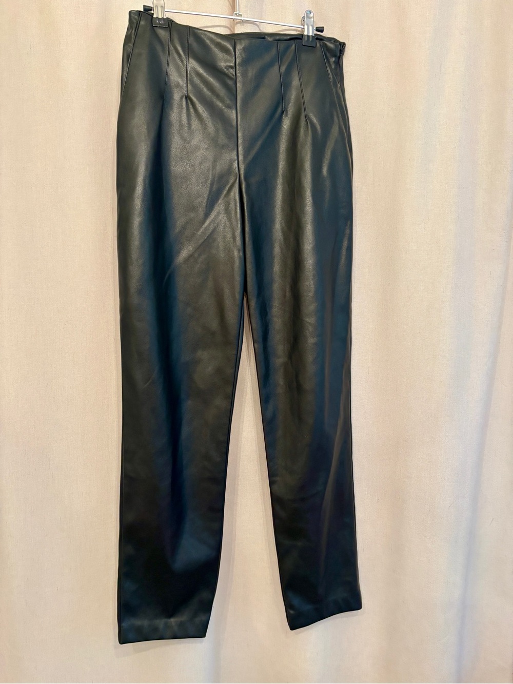 Dynamite Kendall Faux Leather Tailored Slim Ankle Pants — Size 6